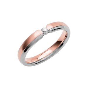 SR4003 Roséguld/Vitguld - Vigsel- & förlovningsringar - Schalins - Fri storleksändring* - Nordic Spectra