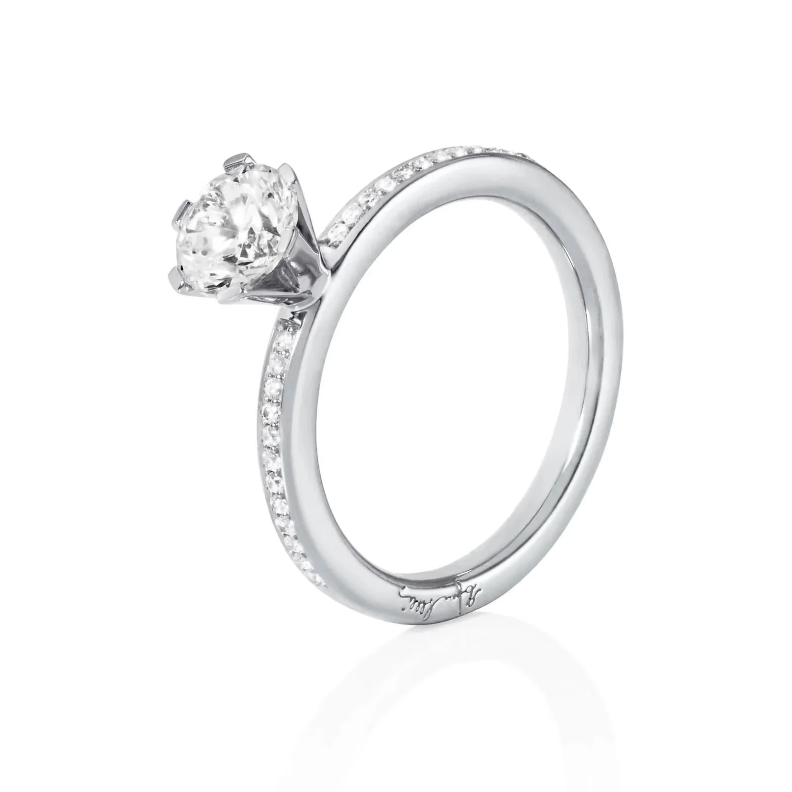 High On Love & Stars Ring 1.0 ct Platinum