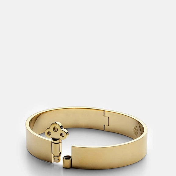 Bangle with Key Lock - Gold - Skultuna - Snabb frakt & paketinslagning - Nordicspectra.se