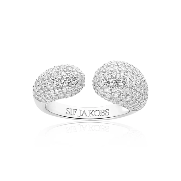 Goccia Pianura Ring i elegant silver från Sif Jakobs