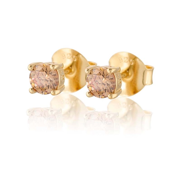 Time To Glow Mini Earrings S - Champagne Guld - Carolina Gynning - Suuri valikoima & ilmainen lahjapaketointi - Nordicspectra.fi