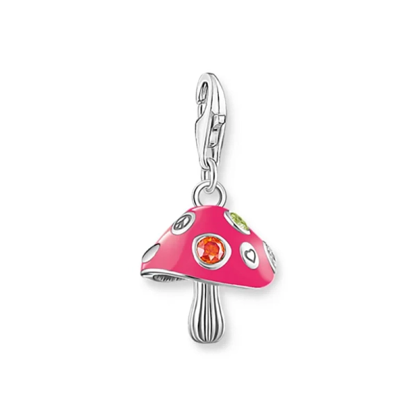Charm-Anhänger bunter Pilz Silber - Thomas Sabo - Nordic Spectra
