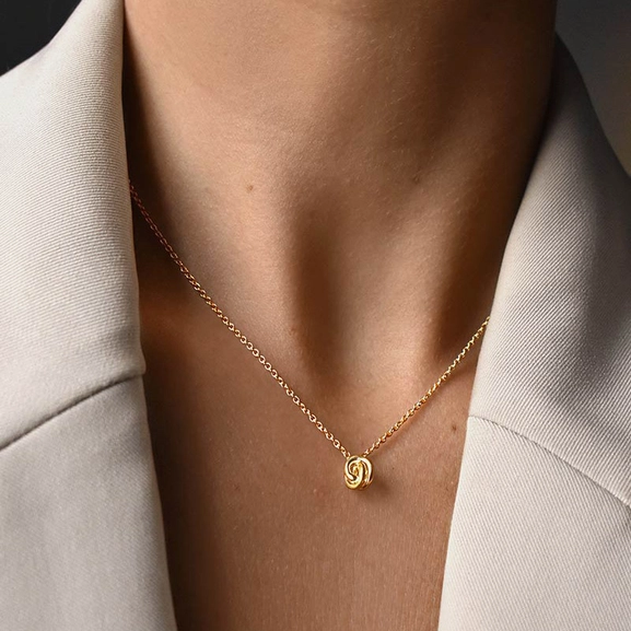 Unity Drop Necklace Gold - Drakenberg Sjölin Halsband - Snabb frakt & paketinslagning - Nordicspectra.se