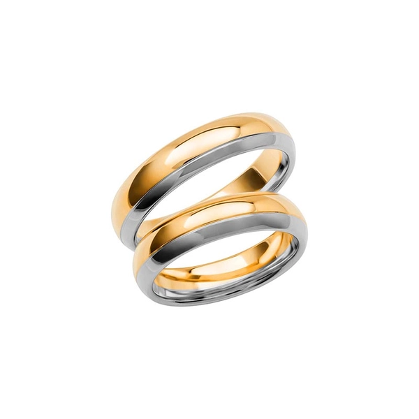 SR3008-5 Gold/White Gold - Wedding & engagement rings - Schalins - Scandinavian design - Nordic Spectra