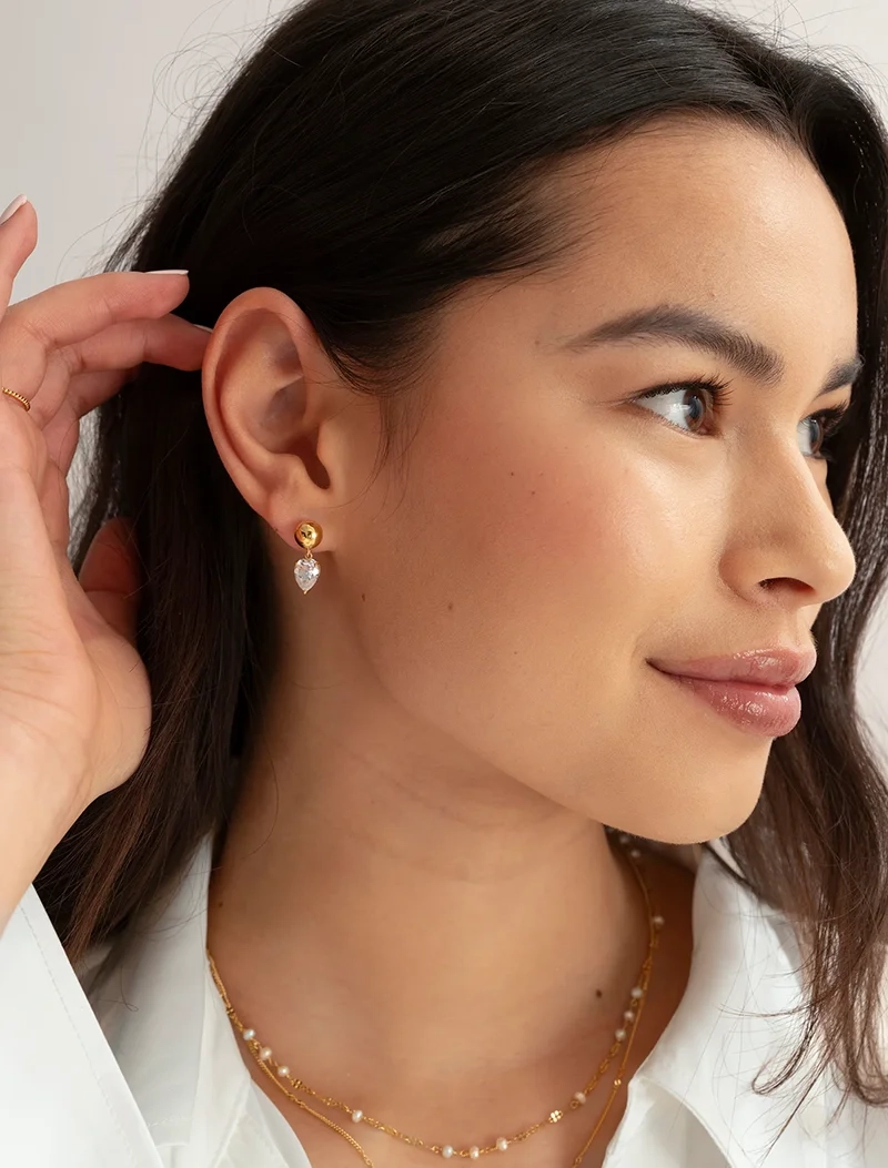 Katie Earrings Gold från Syster P