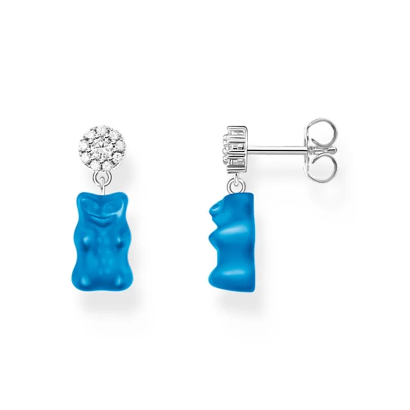 Thomas Sabo - HARIBO Blå Glittrande Stiftörhängen