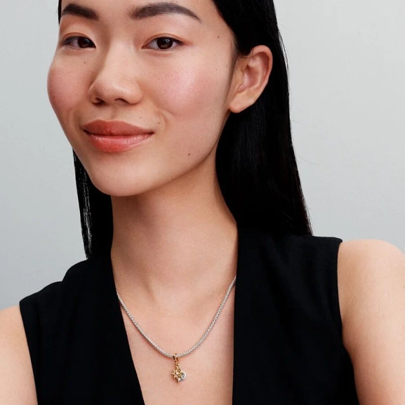 Polstjärna & Diamant Hängberlock - PANDORA - 1-2 dagar leverans - Gratis paketinslagning