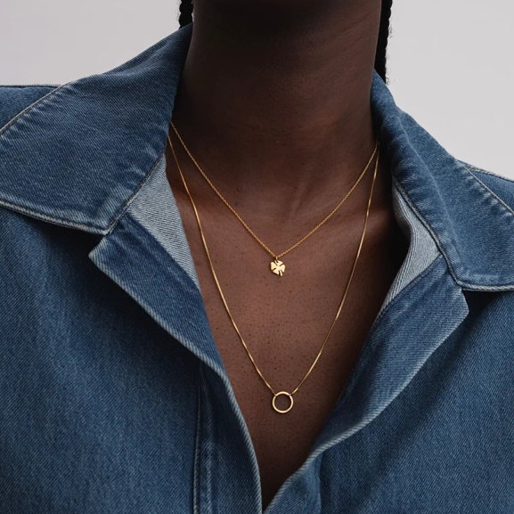 Bring Me Luck Necklace Gold - Syster P - Snabb leverans & Gratis paketinslagning - Nordic Spectra
