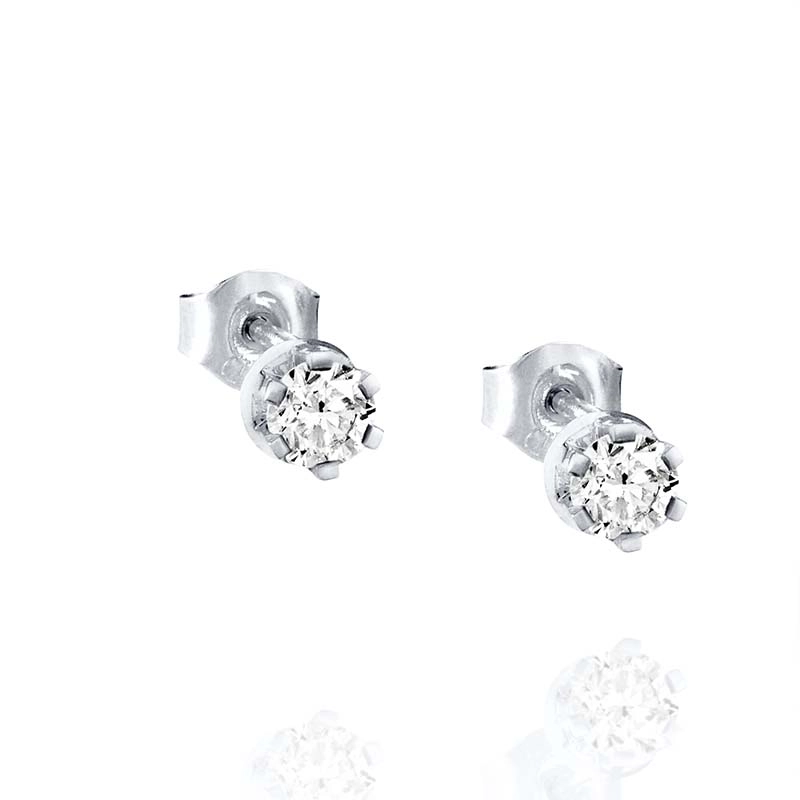 Efva Attling - Crown & Stars Ear 0.60ct White Gold