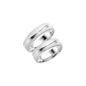 283-6 White Gold - Wedding & engagement rings - Schalins - Scandinavian design - Nordic Spectra