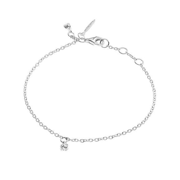 Neues Bud Drop-Armband in Silber mit Blütenknospenanhängern von Drakenberg Sjölin