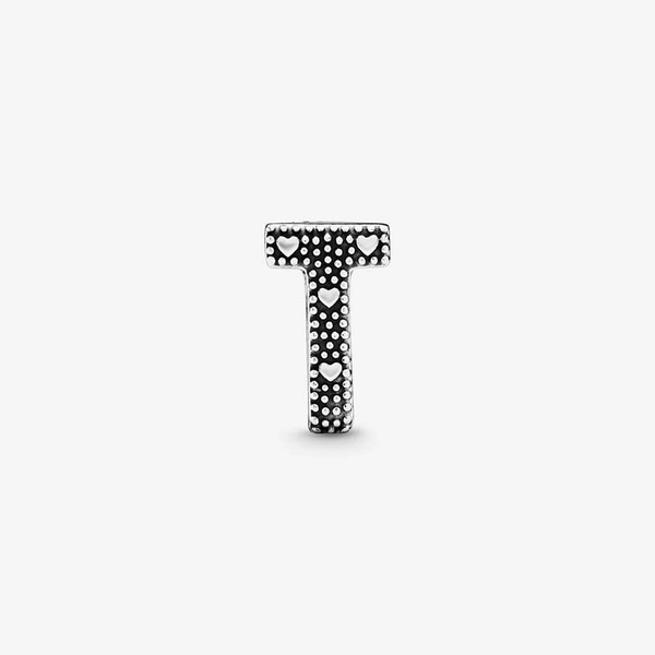 Buchstabe T Alphabet-Charm von PANDORA, Schneller Versand - Nordicspectra.de