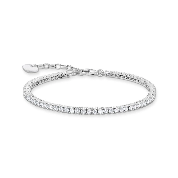 Tennis-Armband Gerundet Silber von Thomas Sabo, Schneller Versand - Nordicspectra.de