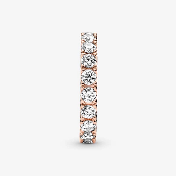 Sparkling Row Evighetsring Rosé - PANDORA - Snabb frakt & paketinslagning - Nordicspectra.se