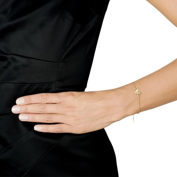 Little Miss Butterfly Bracelet Gold - Efva Attling - Suuri valikoima & ilmainen lahjapaketointi - Nordicspectra.fi