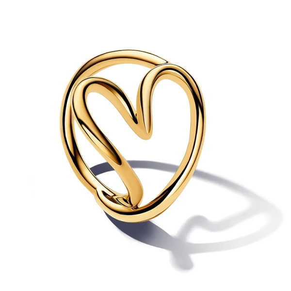 Organisch Geformtes Herz Ring - PANDORA - Nordic Spectra