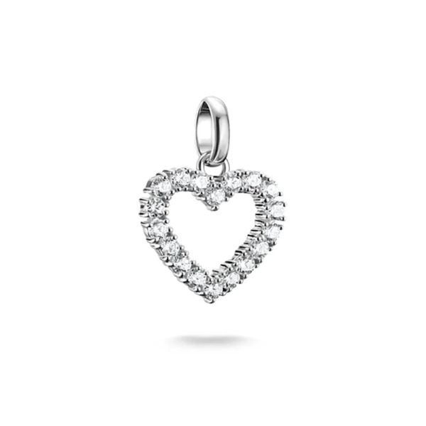 CC Connect Hjärta med Glittrande Stenar Berlock i silver med cubic zirconia