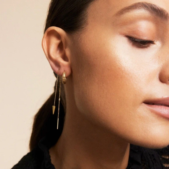 Peak Chain Earrings Gold - Edblad - Snabb frakt & paketinslagning - Nordic Spectra