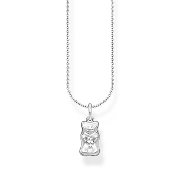 THOMAS SABO x HARIBO halsband i återvunnet silver med HARIBO Goldbears-hänge