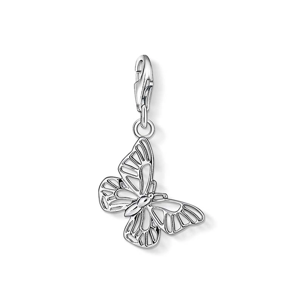 Genombruten Silverfjäril Berlock - Thomas Sabo berlock - Snabb frakt & paketinslagning - Nordicspectra.se