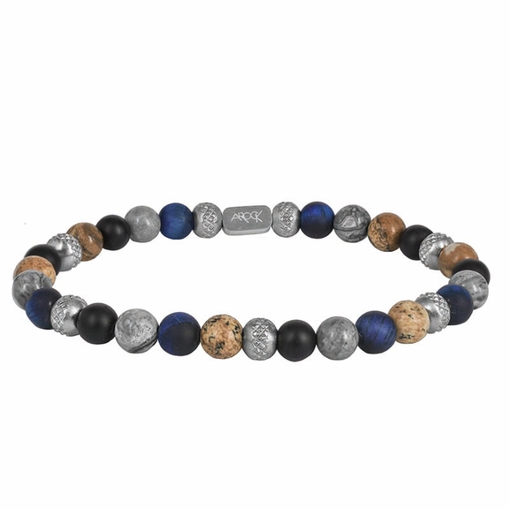 MIKE Armband Stål/Blå - AROCK - Snabb frakt & paketinslagning - Nordicspectra.se