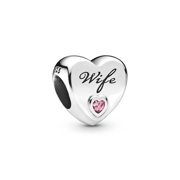 Wife Love Heart Hela - PANDORA - Suuri valikoima & ilmainen lahjapaketointi - Nordicspectra.fi