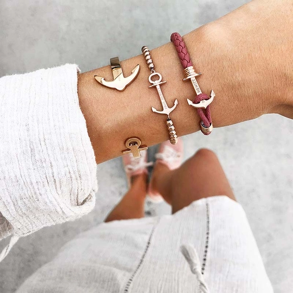 Ancuff Bangle Rosé - Paul Hewitt armband - Snabb frakt & paketinslagning - Nordicspectra.se
