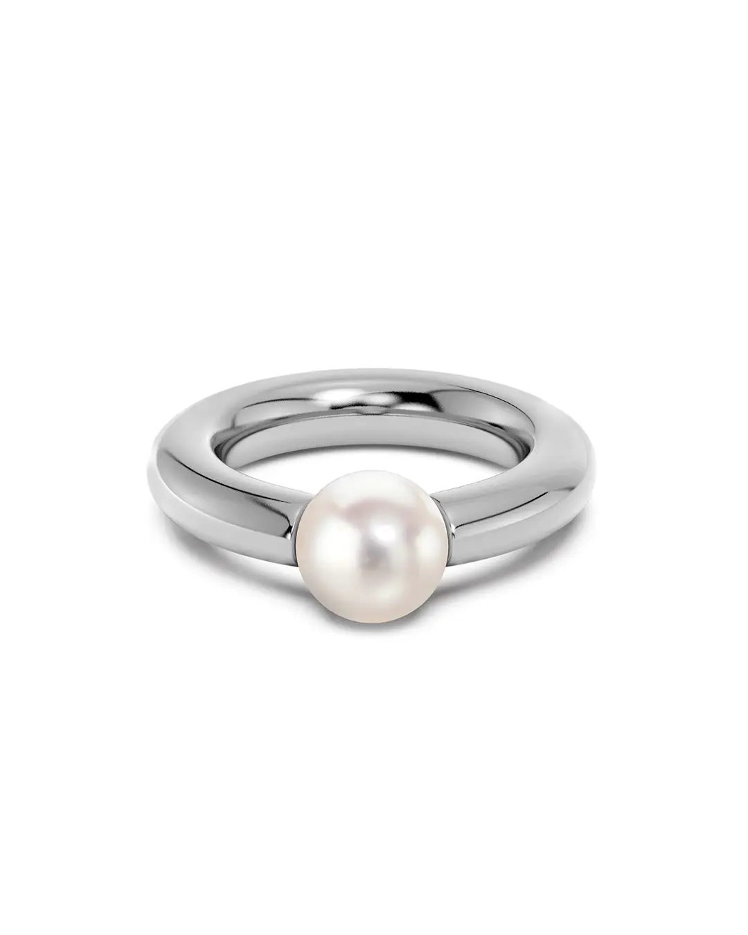 Modernist Pearl Ring Steel - Edblad - Snabba leveranser - Gratis paketinslagning