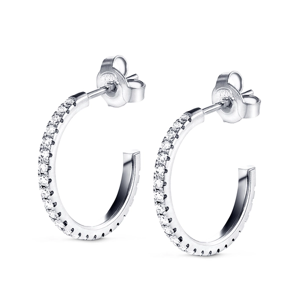 Spectra Hoops White Gold - Nordic Spectra - Suuri valikoima & ilmainen lahjapaketointi - Nordicspectra.fi