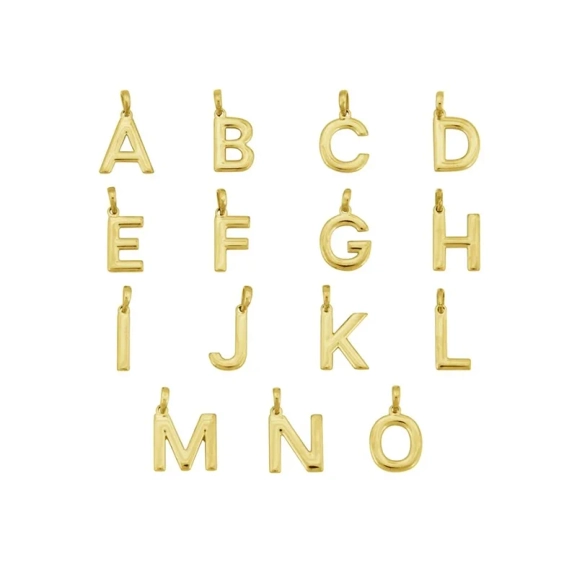 Initial A-Ö Charm Gold - Edblad - Snabb leverans - Gratis paketinslagning