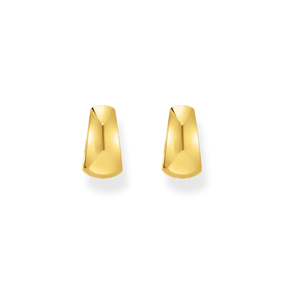 Klassiska Trapets Chuncky Örhängen Guld - Thomas Sabo - Snabb leverans & paketinslagning - Nordic Spectra