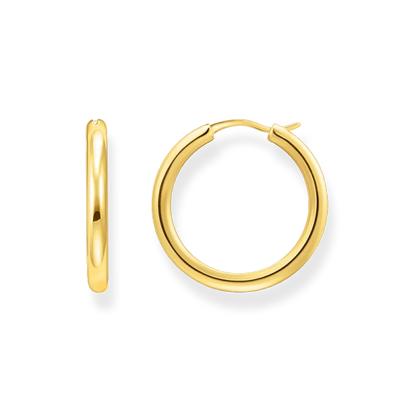 Klassska Creolörhängen Stora Guld - Thomas Sabo - Snabb leverans & paketinslagning - Nordic Spectra
