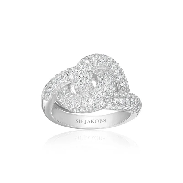 Imperia Ring i silver med gnistrande cubic zirconia-stenar från Sif Jakobs