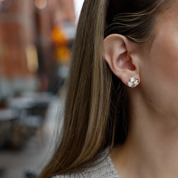Ana Earrings Gold Golden Combo - Caroline Svedbom - Snabb frakt & paketinslagning - Nordic Spectra