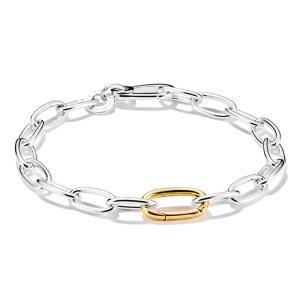 Charm-Armband Bicolor mit einem Connect Link Silber - Thomas Sabo - Nordic Spectra