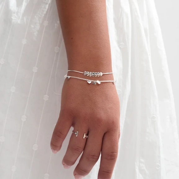 Layers Simone Bracelet Silver - Syster P - Snabb leverans & Gratis paketinslagning - Nordic Spectra