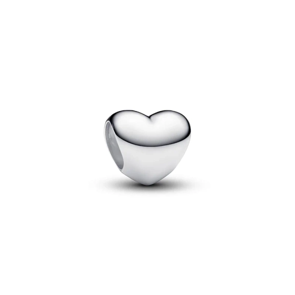 Pandora Moments Mini-Herz-Charm aus glänzendem Sterlingsilber
