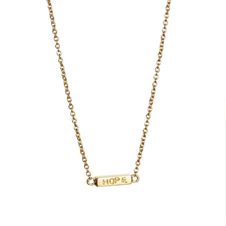 Efva Attling - Mini Me Hope Necklace Gold