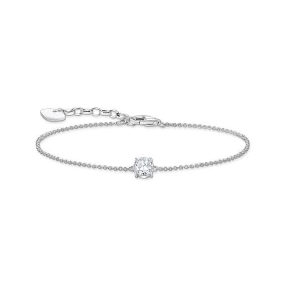 Bracelet with Sparkling Stone - Thomas Sabo - Suuri valikoima & ilmainen lahjapaketointi - Nordic Spectra
