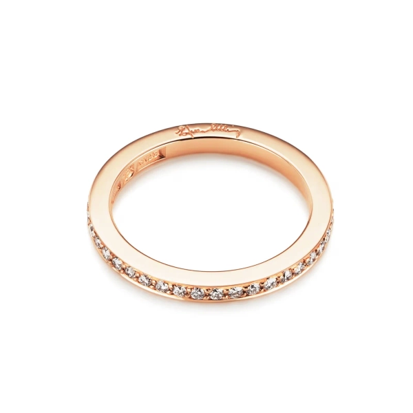 Stars & Signature Thin Ring från Efva Attling i 18K guld med 44 diamanter