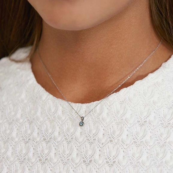 Dew Drop Necklace Aqua Steel - Edblad - Snabb frakt & paketinslagning - Nordicspectra.se