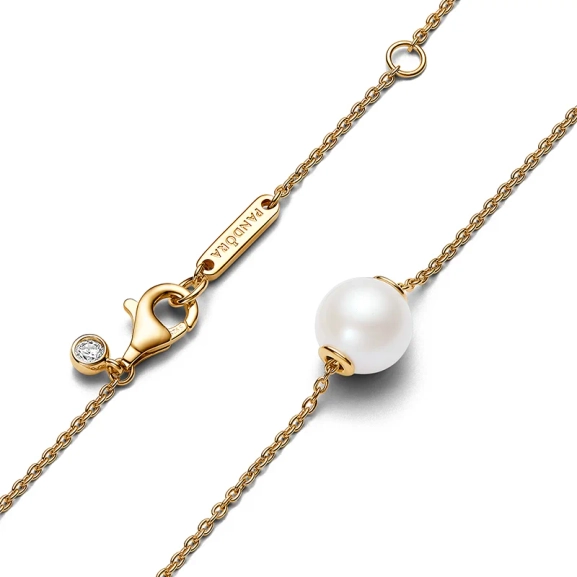Behandelte Süßwasserzuchtperle Collier-Halskette - PANDORA - Nordic Spectra