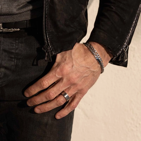 SCOTT Plate Armband Stål - AROCK - Snabb frakt & paketinslagning - Nordicspectra.se