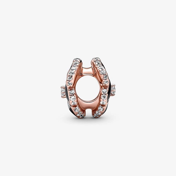 Dunkelviolettes Stiefmütterchen Charm von PANDORA, Schneller Versand - Nordicspectra.de