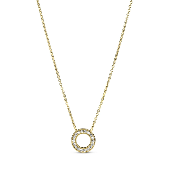 Pandora Glittrande Halsband Logotyp Guld - PANDORA - Snabb frakt & paketinslagning - Nordicspectra.se