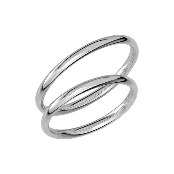 SR1043-2 Platina - Vigsel- & förlovningsringar - Schalins - Fri storleksändring* - Nordic Spectra
