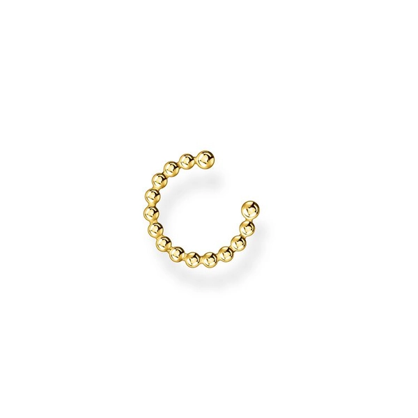 Einzel Ohrklemme Kugeln Gold von Thomas Sabo, Schneller Versand - Nordicspectra.de