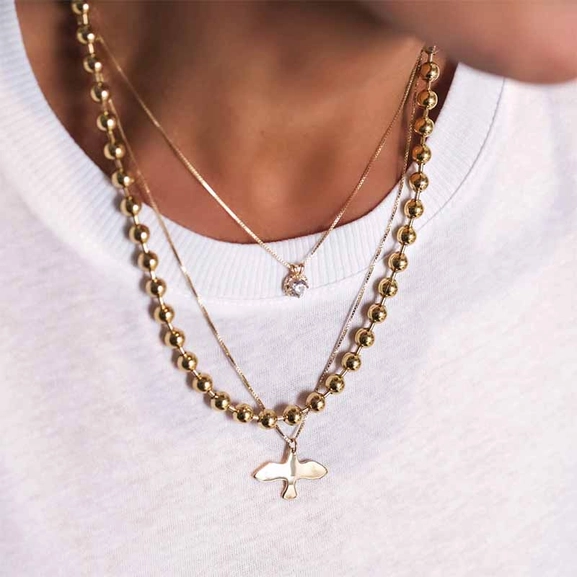 Large Globe Chain Silver - Emma Israelsson - Snabb frakt & paketinslagning - Nordicspectra.se