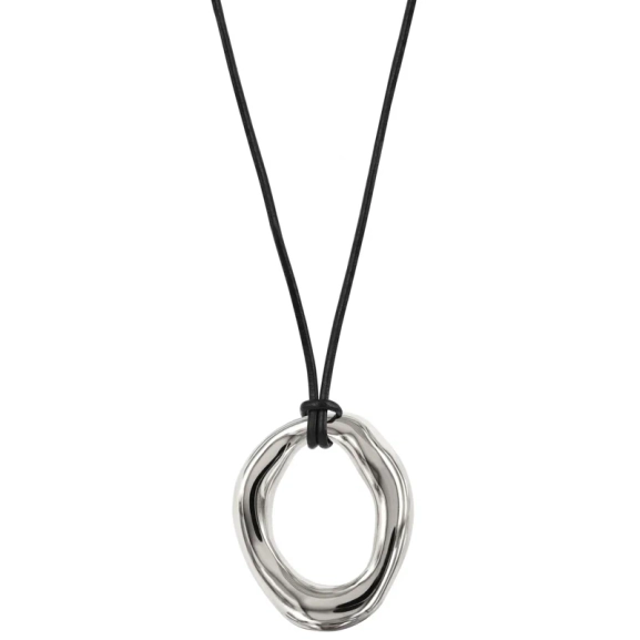 ANGELINA Leather 30 mm Stål - Astrid & Agnes - Nordic Spectra