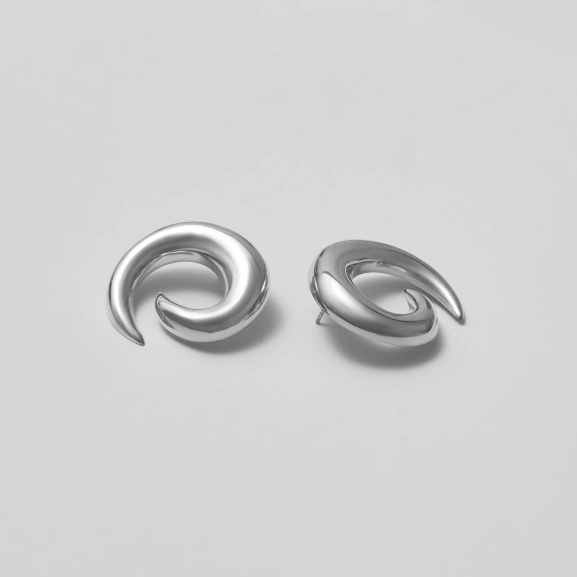 eleganta handtillverkade örhängen i återvunnet 925 Sterling Silver